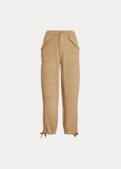 Calças Polo Ralph Lauren Twill Cargo Mulher 69327-TQEV